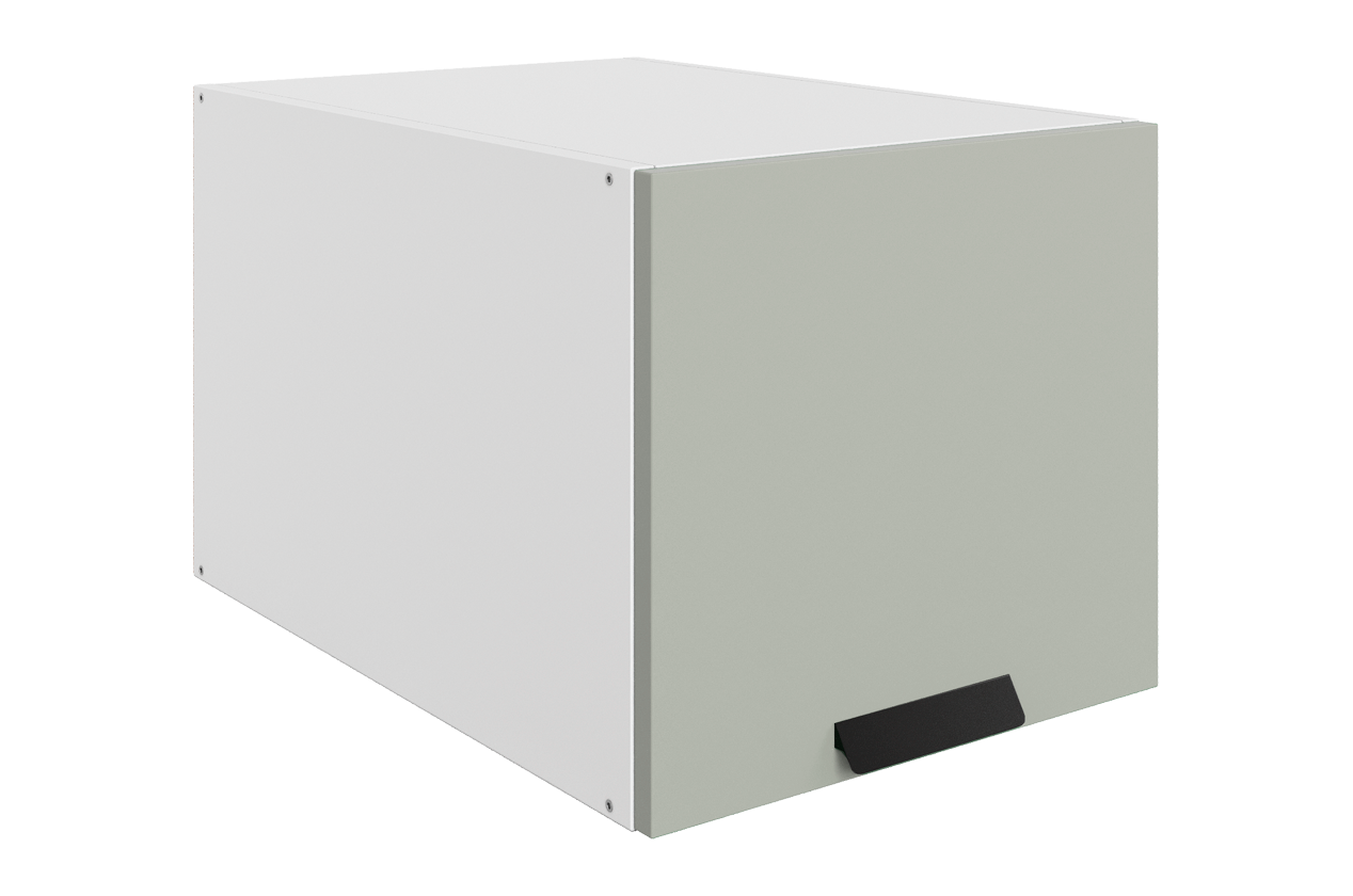 Джаз Шкаф навесной антресоль L400 H360 (1 дв. гл. гориз.) (эмаль)