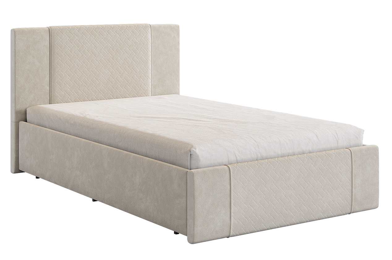 Каркас кровати Хлоя 120х200 см (крем (велюр))