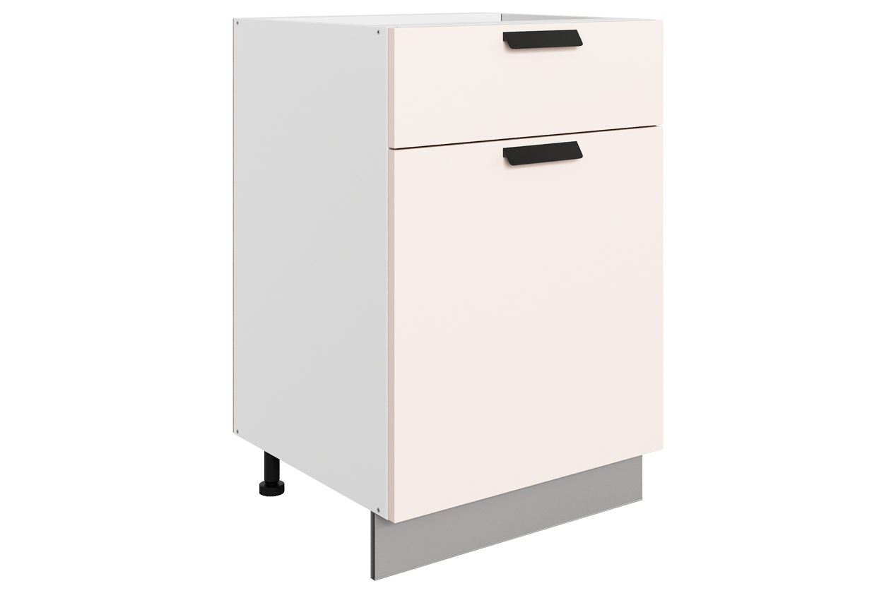 Джаз Шкаф рабочий L500 Старт (1 дв. гл. 1 ящ.) (эмаль)