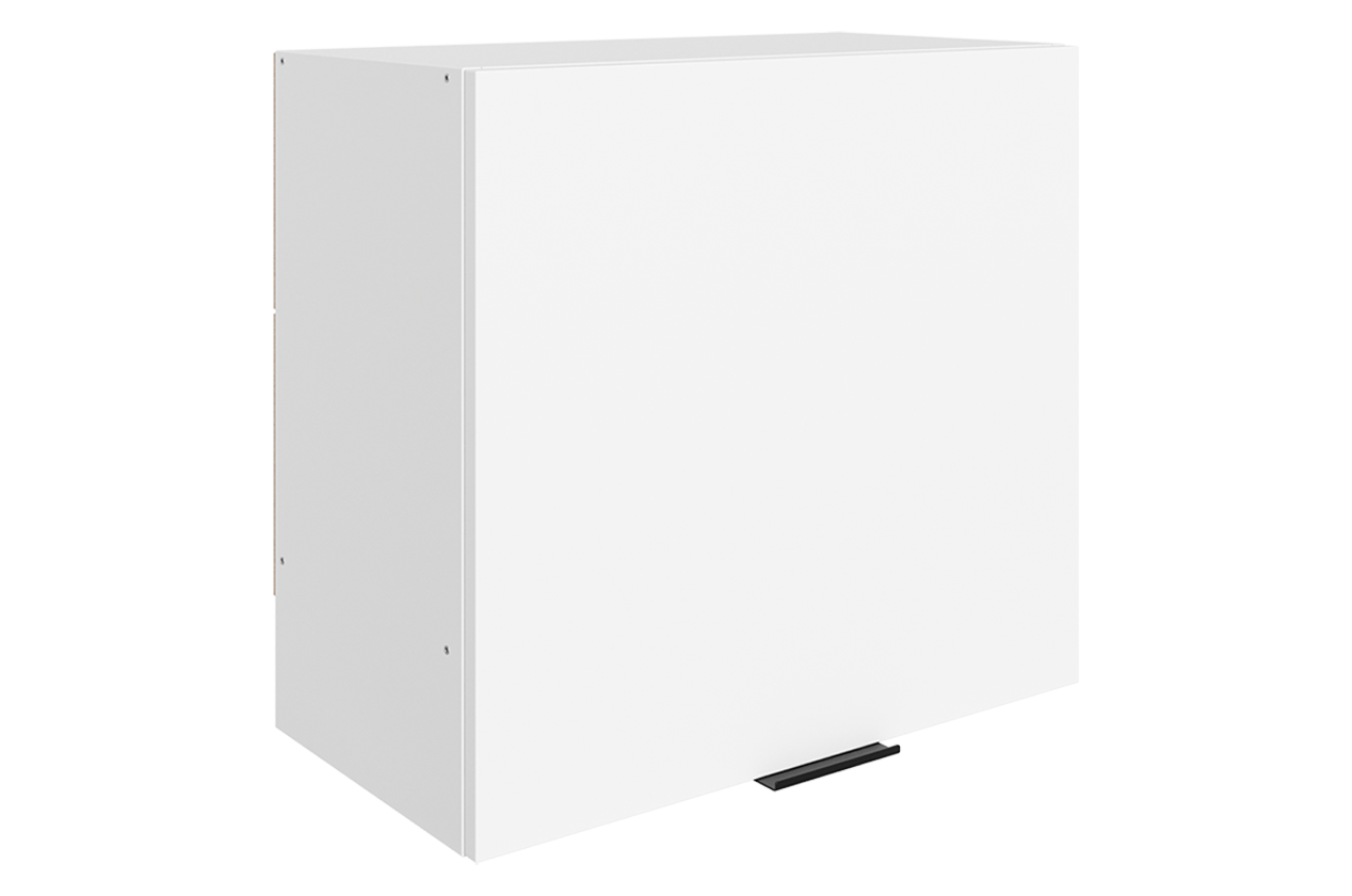 Стоун Шкаф навесной под вытяжку L600 Н566 (1 дв. гл.) (белый/джелато софттач)
