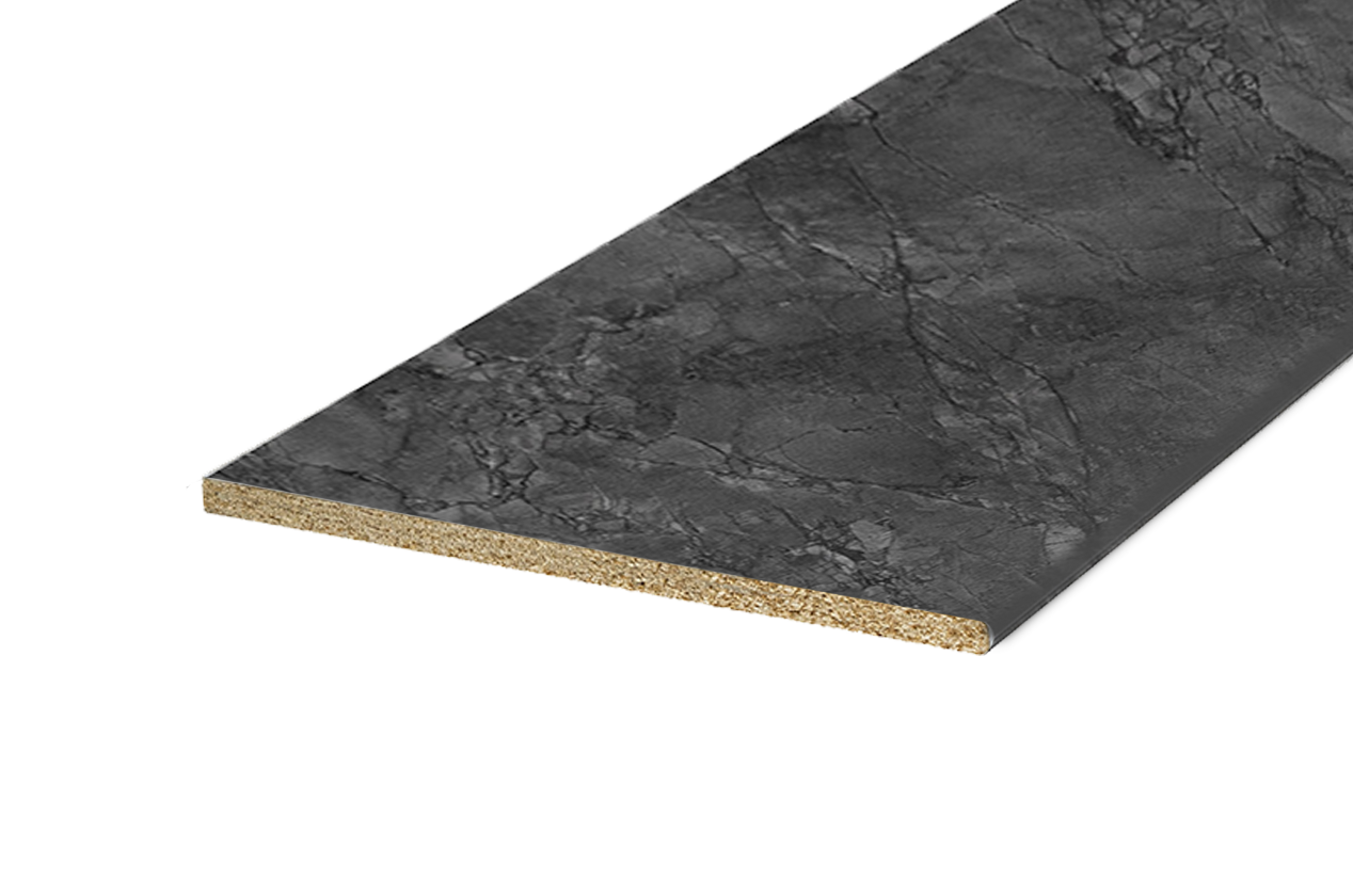 Столешница постформинг H38 L2400 (мрамор империал темный)