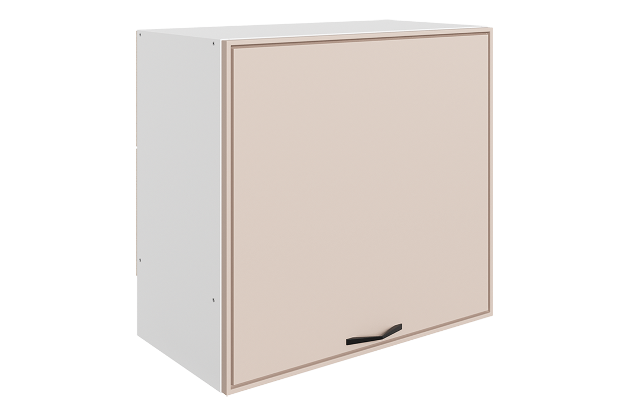 Монако Шкаф навесной под вытяжку L600 Н566 (1 дв. гл.) (белый/латтэ матовый)