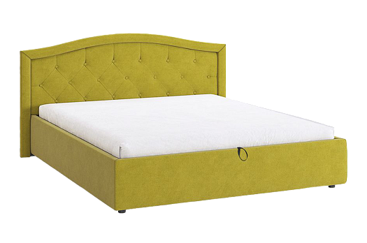 Кровать с подъемным механизмом Верона 2 160х200 см (янтарь (велюр))