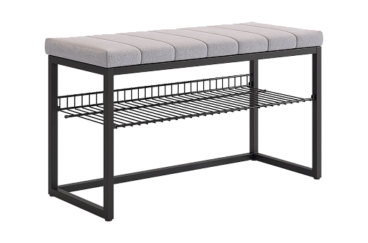 Обувница Классная 2 (черный муар/оникс (велюр))