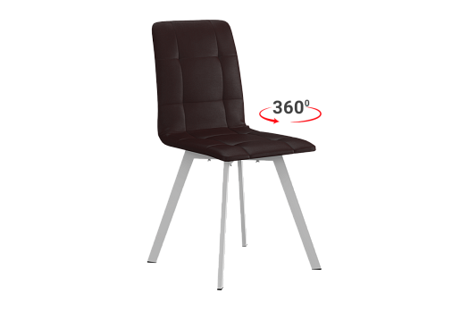 Стул Мартин Т2П (кофе (экокожа)/белый)