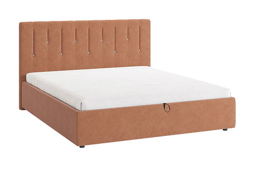 Кровать с подъемным механизмом Кристи 2 160х200 см (персик (велюр))