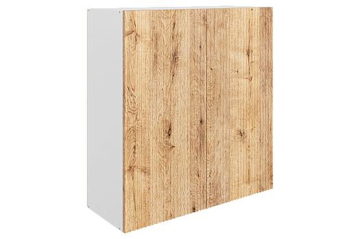 Марта Шкаф навесной L800 Н900 (2 дв. гл.) (белый/дуб европейский матовый)