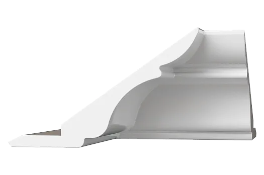 Элемент карниза угловой внутренний (90 град.) Атланта (белый)