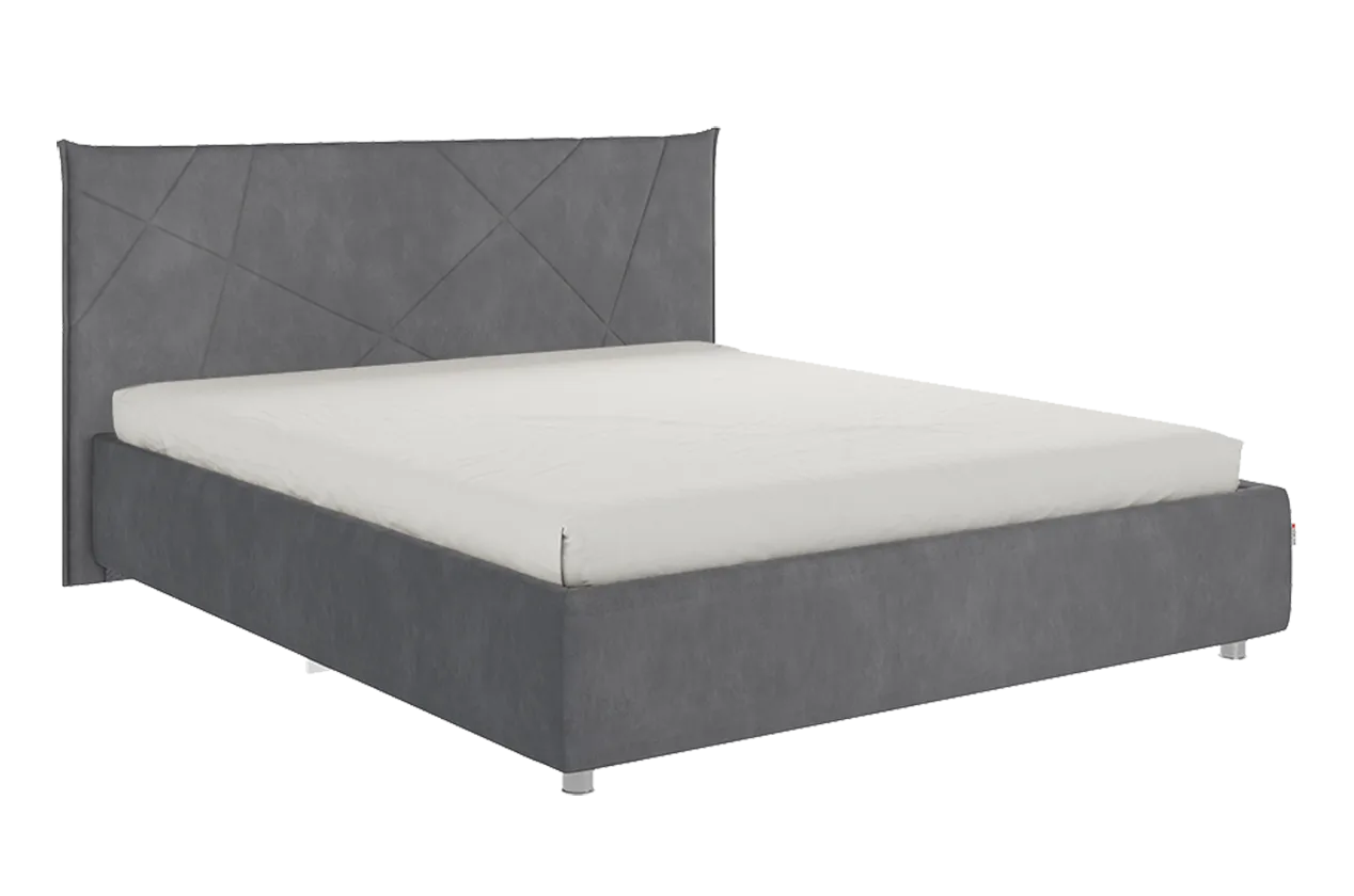 Каркас кровати Бест 160х200 см (графит (велюр))