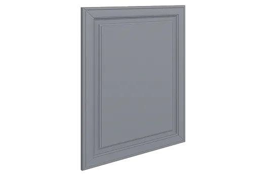 Мишель Дверь (Декор) L551 Шкаф рабочий (эмаль) (серый)