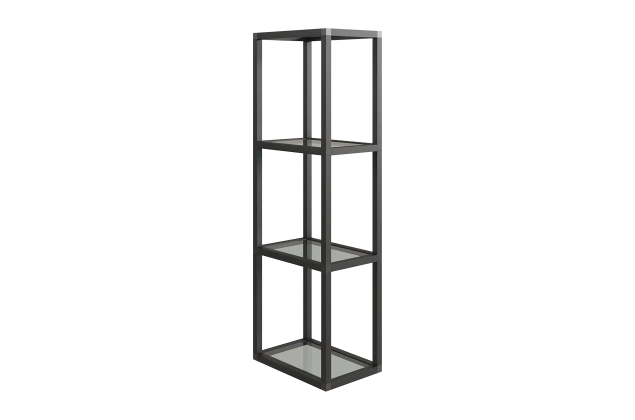 Шкаф навесной из профиля L200 H900 Кухня (черный муар)