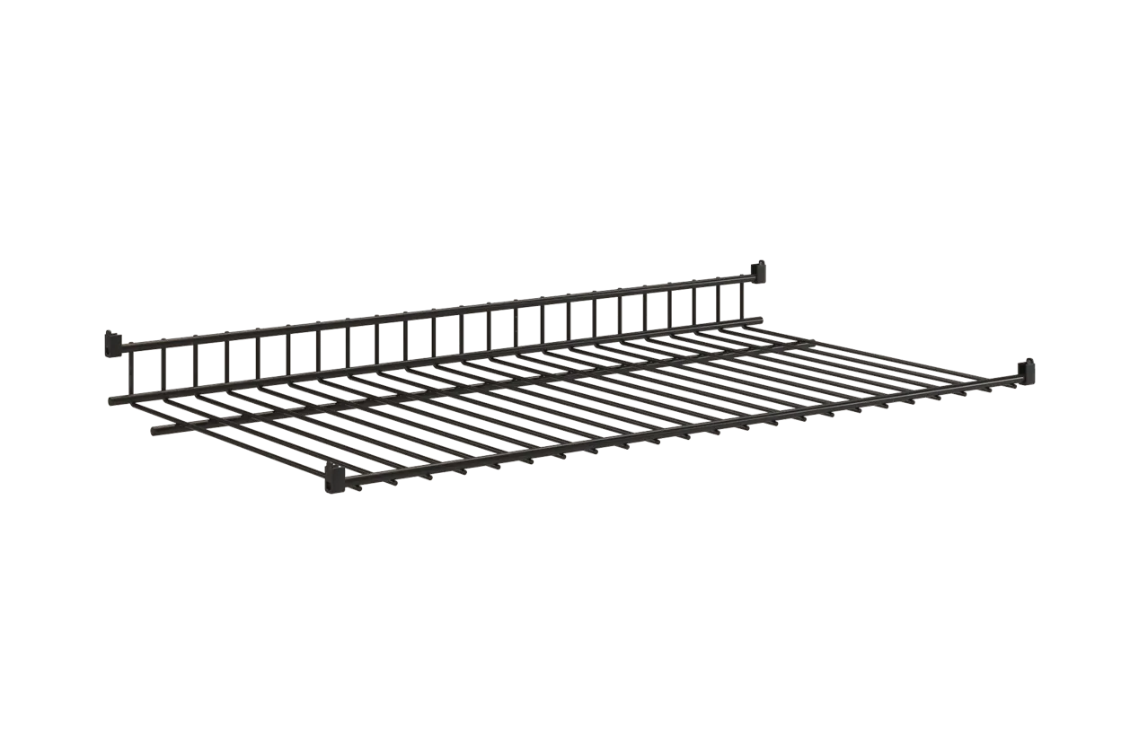 Полка сотовая L600 (черный муар)