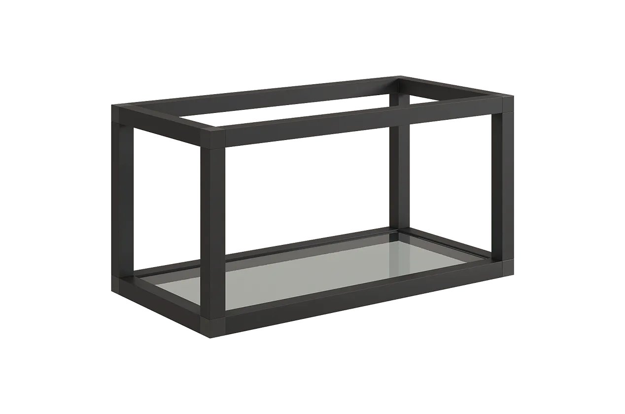 Шкаф навесной из профиля L400 H180 Кухня (черный муар)