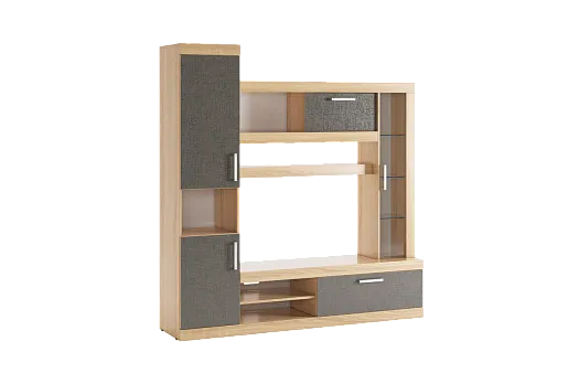 Макси Мини-стенка (дуб сонома/скала)