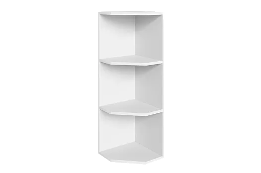 Шкаф навесной концевой L300 H900 Кухня (белый)