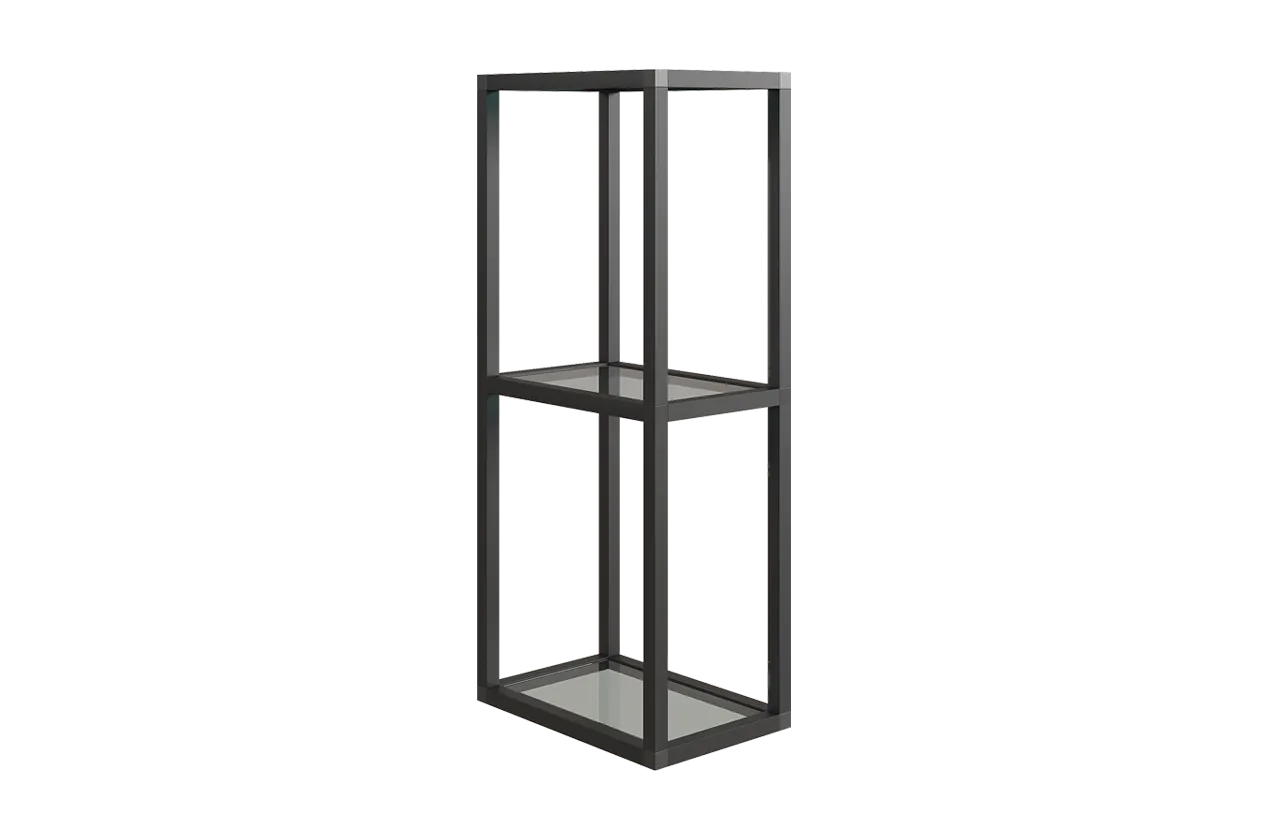 Шкаф навесной из профиля L200 H720 Кухня (черный муар)