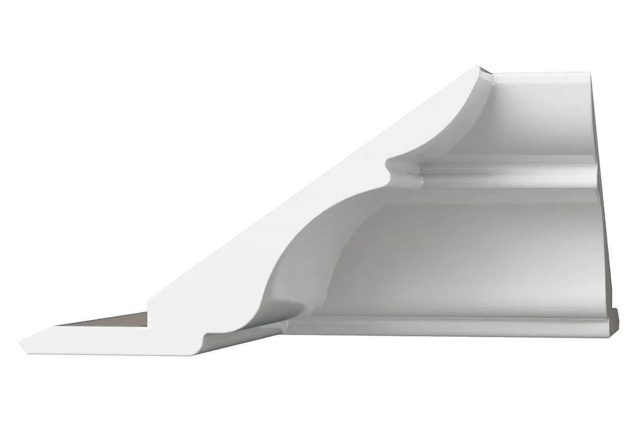 Элемент карниза угловой внутренний (90 град.) Атланта (белый)