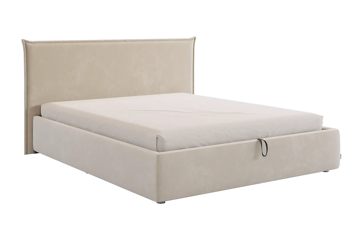 Кровать с подъемным механизмом Лада 160х200 см (крем (велюр))
