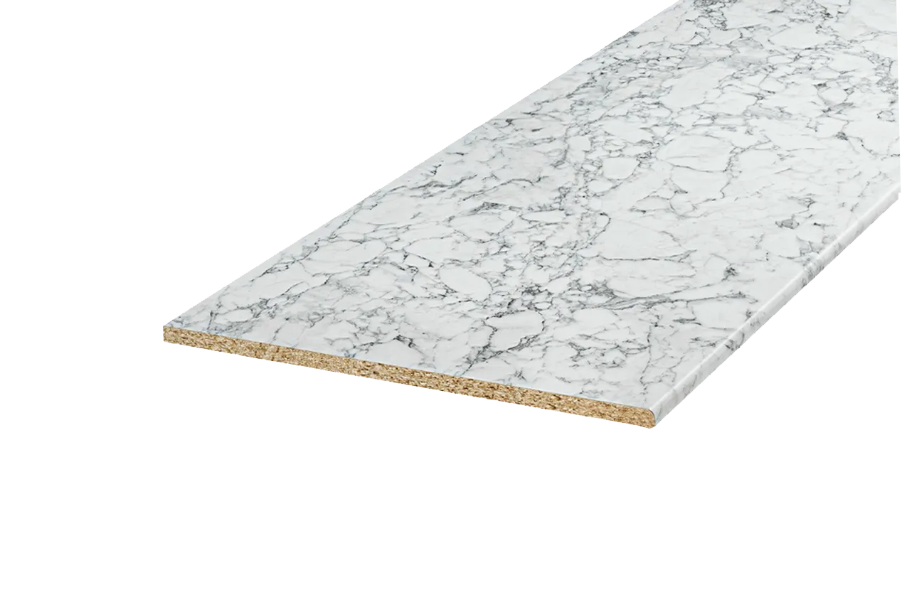 Столешница постформинг H26 угл лев L1500 Кухня (мрамор итальянский)