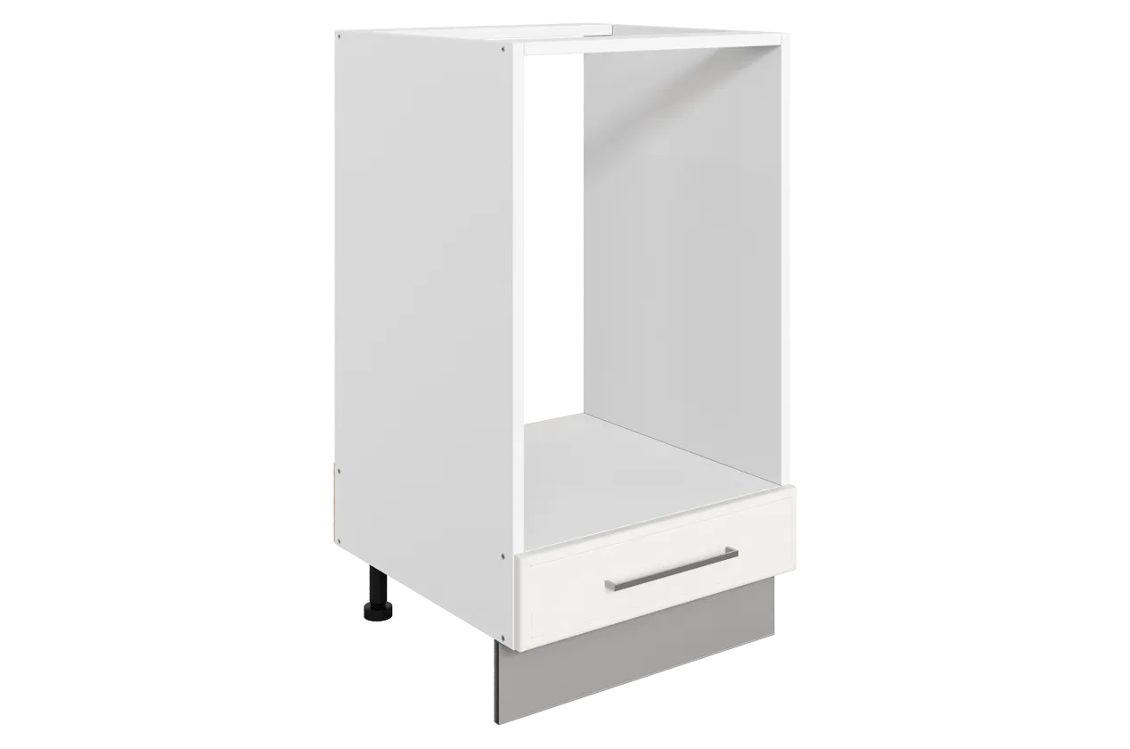 Мишель Шкаф рабочий под духовку L450 (1 ящ.) (эмаль) (белый/белый)