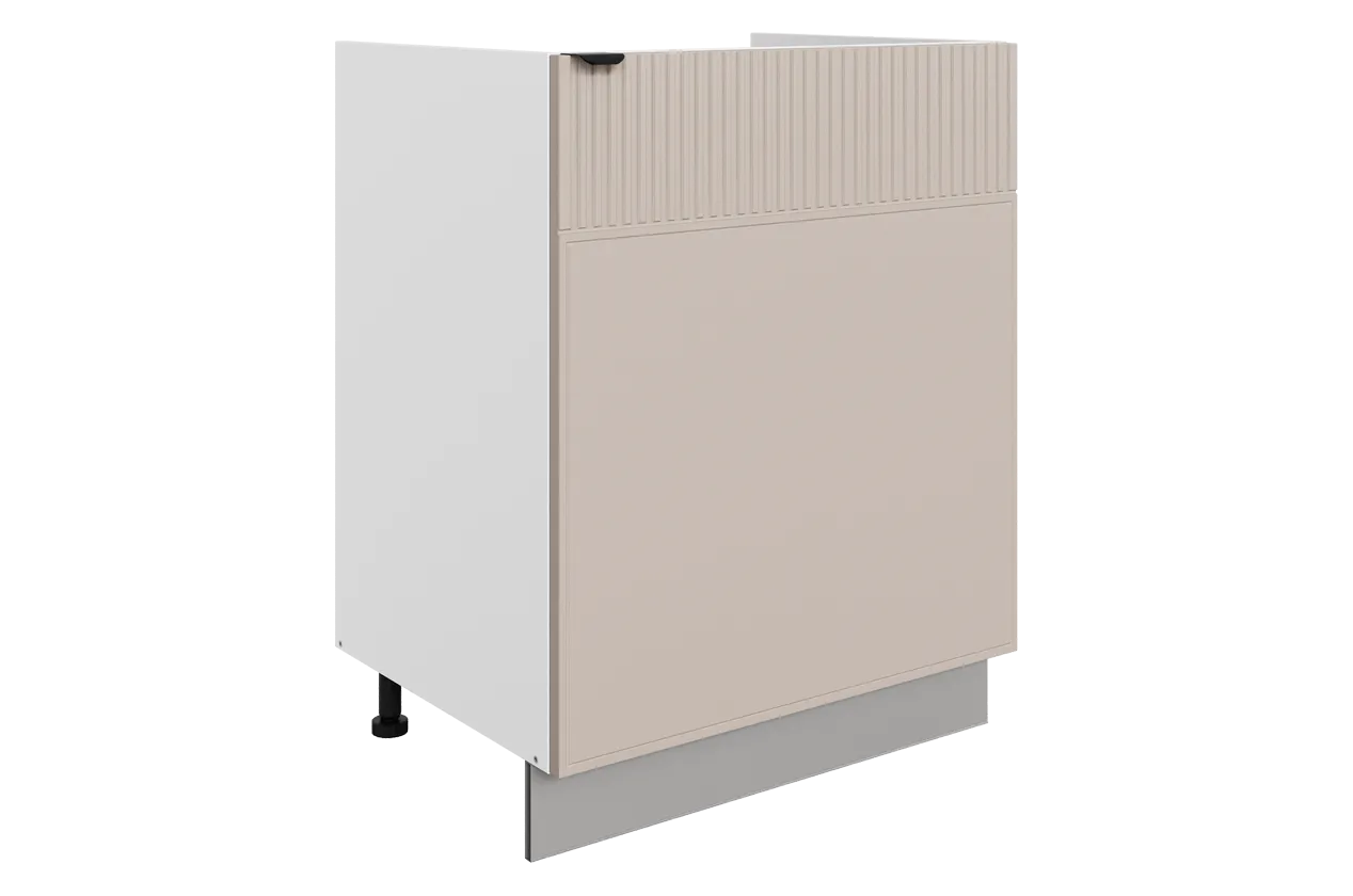 Бариста Шкаф рабочий под мойку L600 (1 дв. гл.) (правый)