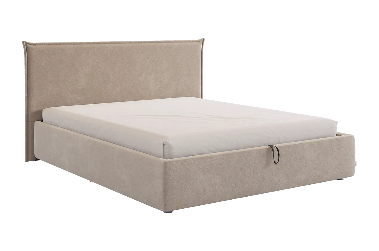 Кровать с подъемным механизмом Лада 160х200 см (капучино (велюр))