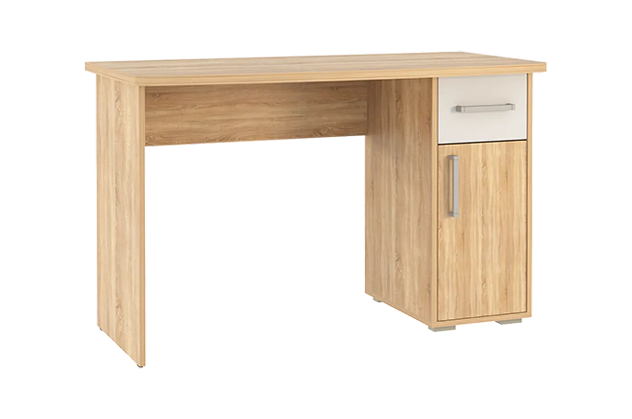Лайт-1 Стол компьютерный 1200 (дуб сонома/белый)