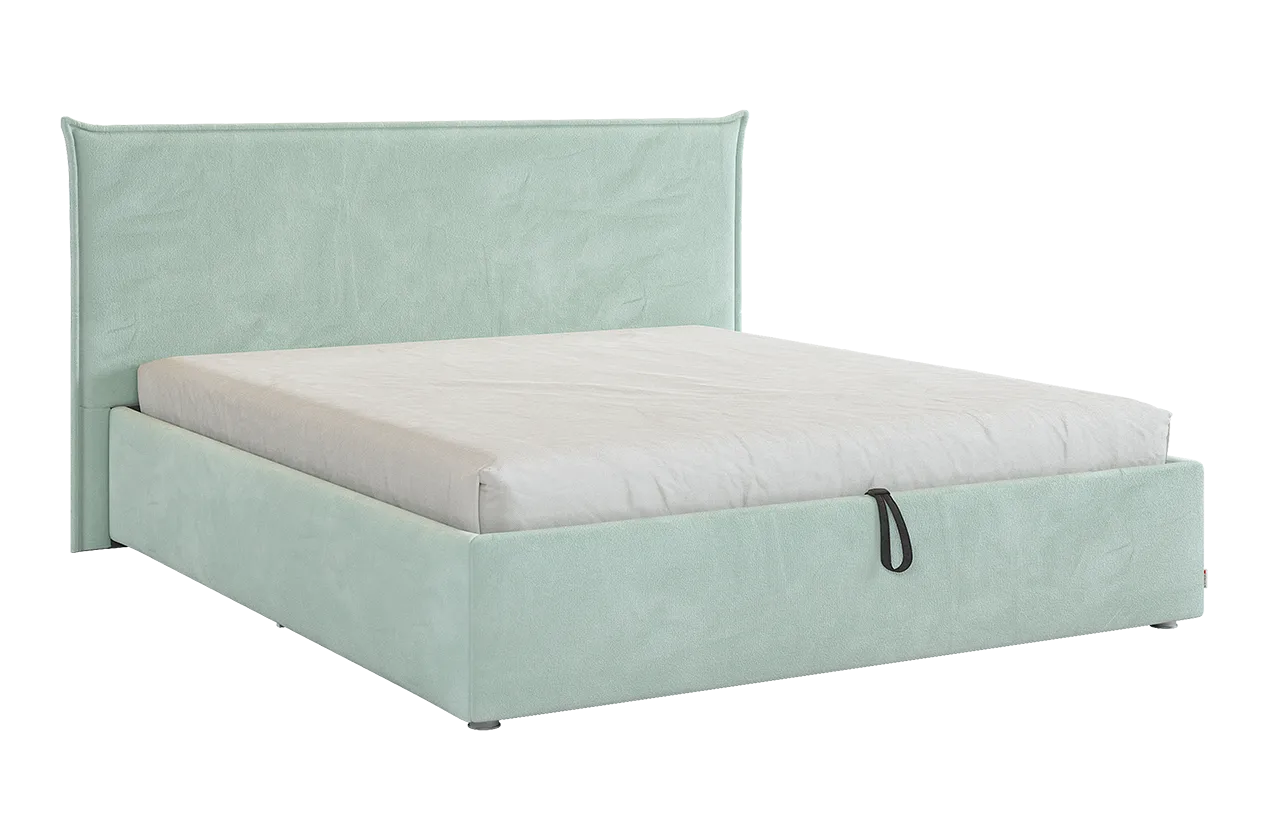 Кровать с подъемным механизмом Лада 160х200 см (мята (велюр))