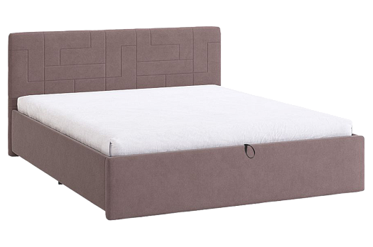 Кровать с подъемным механизмом Лора 2 160х200 см (пудра (велюр))