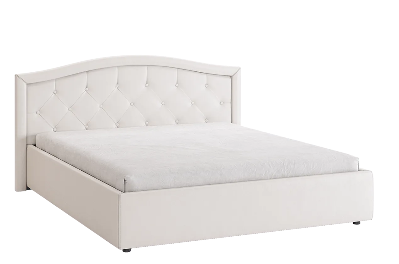 Каркас кровати Верона 160х200 см (белый (экокожа))