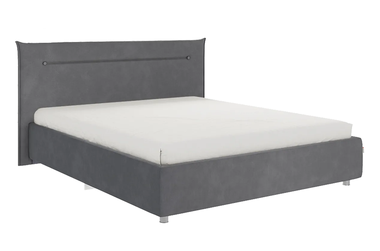 Каркас кровати Альба 160х200 см (графит (велюр))